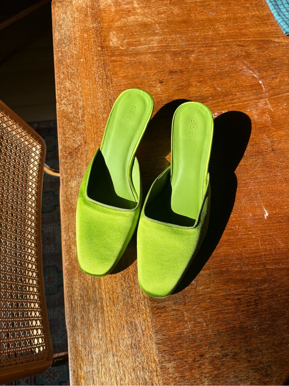 Doen Satin Mules
